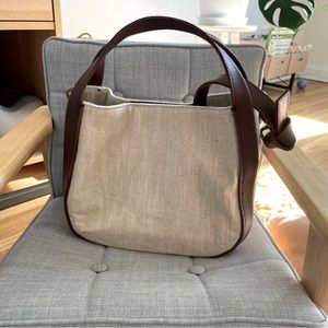 NWT Madewell Sydney Crossbody Bag Cotton-Linen Edition